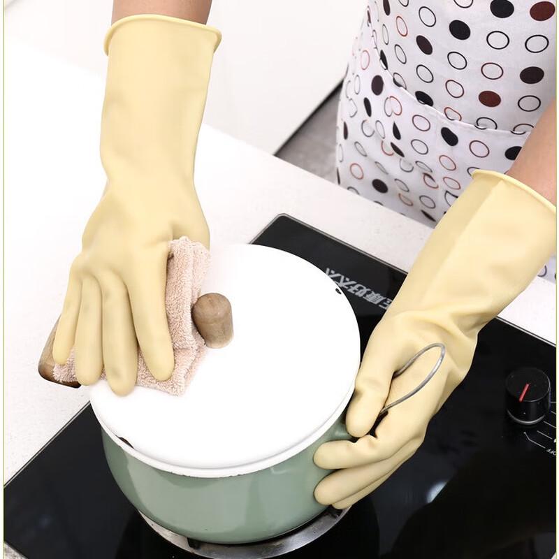 Chang Baosen Extra Thick Latex Household Cleaning Gloves