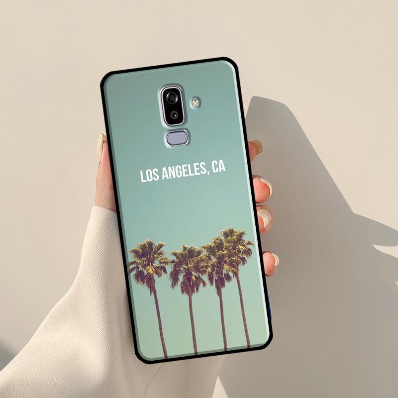 Чехол Лос-Анджелес Калифорния для Samsung Galaxy J3 J5 J7 2017 A3 A5 J1 2016 J4 J6 Plus A6 A7 A8 A9 J8 2018 Coque