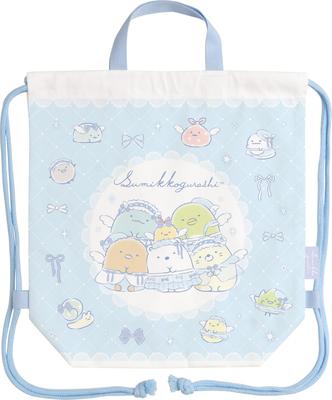 Сумка-мешок Sumikkogurashi на завязках 330 мм В x 320 мм Ш x 105 мм Г San-X, Большая, CA80301,