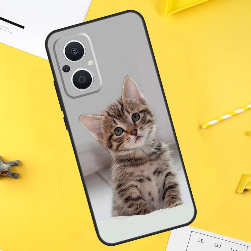 Милые котики в комплекте Чехол для OPPO Reno 14 13 12 11 10 Pro 8T 11F 12F 13F 14F 7 8 Lite OPPO Find X9 X8 X6 X5 Pro