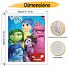 Disney Inside Out digital oil painting diy handpainted coloring painting home decoration, cute cartoon wall art gifts for living room
