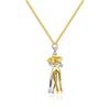 For Couples Girls Mum Lovers Necklace Together Forever Couple Hugging Pendant Love Style Necklace