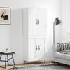 VidaXL Highboard White 69.5x34x180 Cm Engineered Wood 3198073