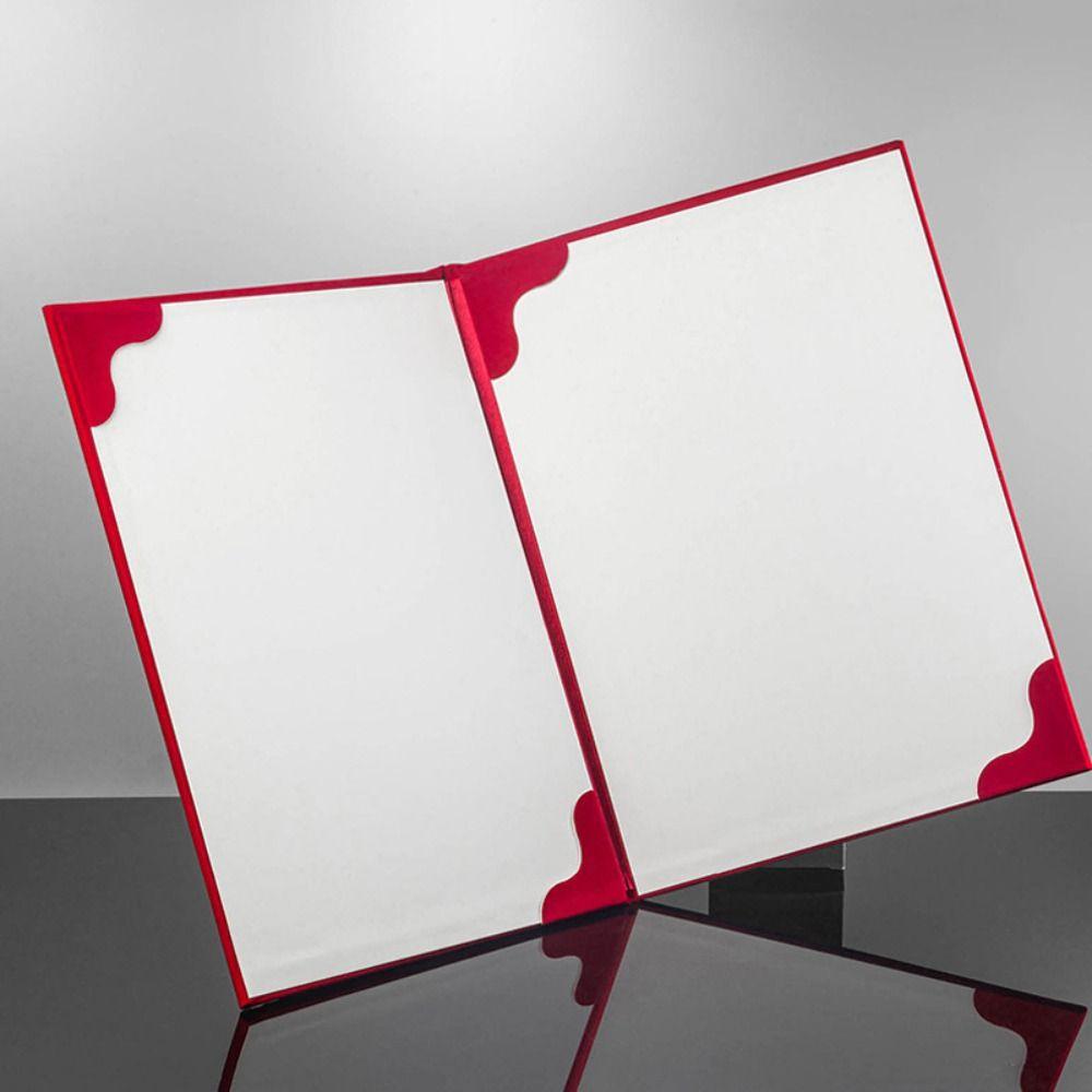 Poetry Reading A3 A4 Art Paper Hardcover Signing Contract Certificate Cover Wedding