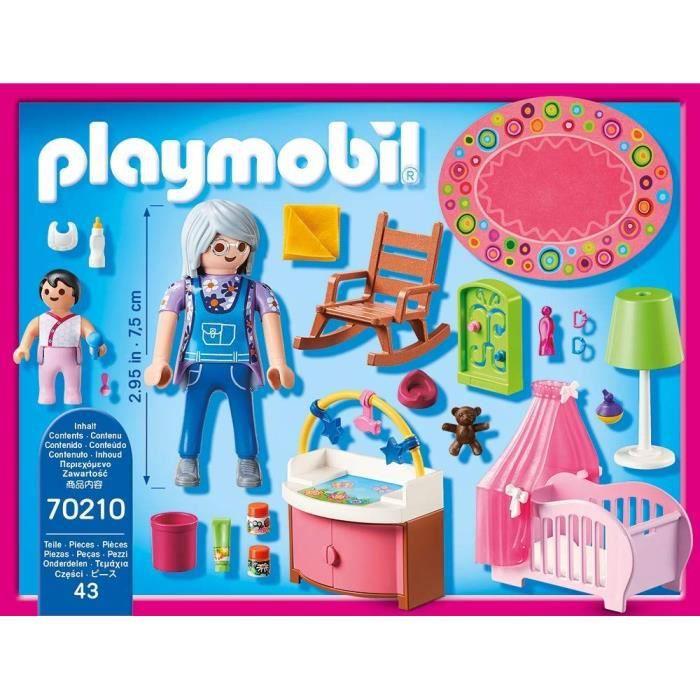 Playmobil 70210 Baby Room, Dollhouse Traditional House, 100 Pieces, Ages 4 and Up