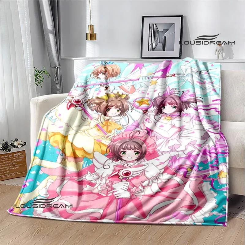 Card Captor Sakura Cartoon blankets fashion blankets Warm Flannel Soft Comfortable Blanket Home Travel Blanket Birthday Gift