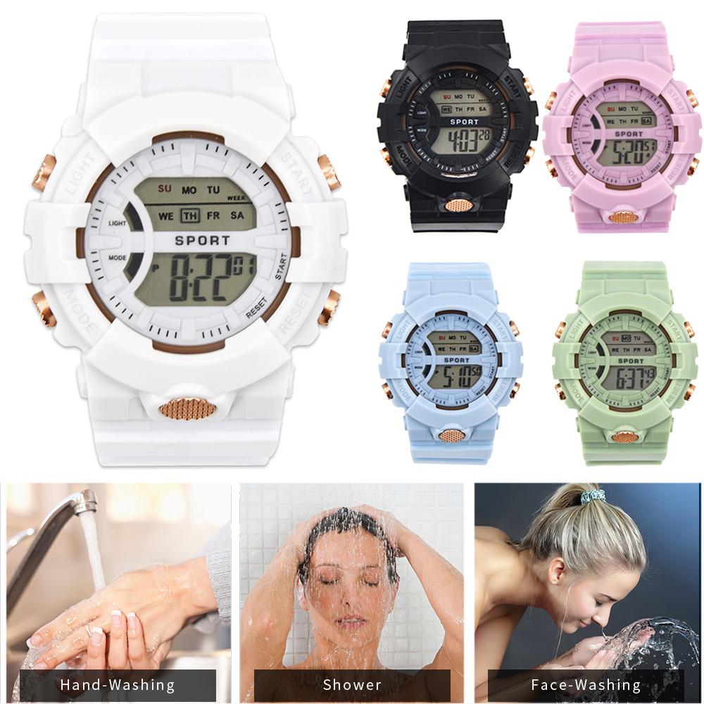 Sports Adjustable Students Luminous Wrist Watches LED Digital Watches Silicone Electronic Watch