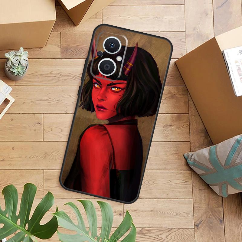 Devil Woman Phone Case For OPPO Reno 14 13 11 12 F 10 Pro 8T 7 8 Lite OPPO Find X8 X6 X5 X9 Pro Cover