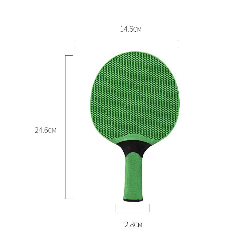 Rubber Ping Pong Paddle Set Customizable Rubber Table Tennis Racket Rubber Material Plastic Table Tennis Racket
