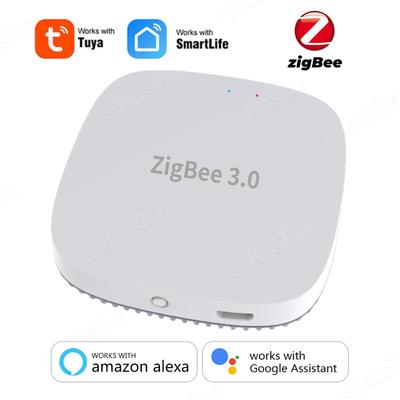 Tuya ZigBee 3.0 Беспроводной шлюз-концентратор Умный дом Автоматизация Link Bridge Удаленное управление приложением Smart Life Работает с Alexa Google