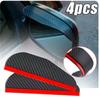 4 шт. Автомобильное боковое зеркало заднего вида, козырек от дождя и бровей, карбоновый вид, солнцезащитный козырек, защита от снега, защитный чехол от непогоды, автомобильные аксессуары