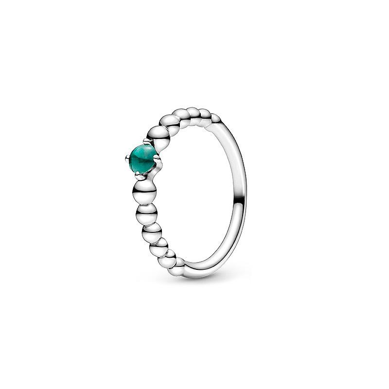 December Layered Colorful Rings Zircon DIY Minimalist Accessories Chinese Style Design