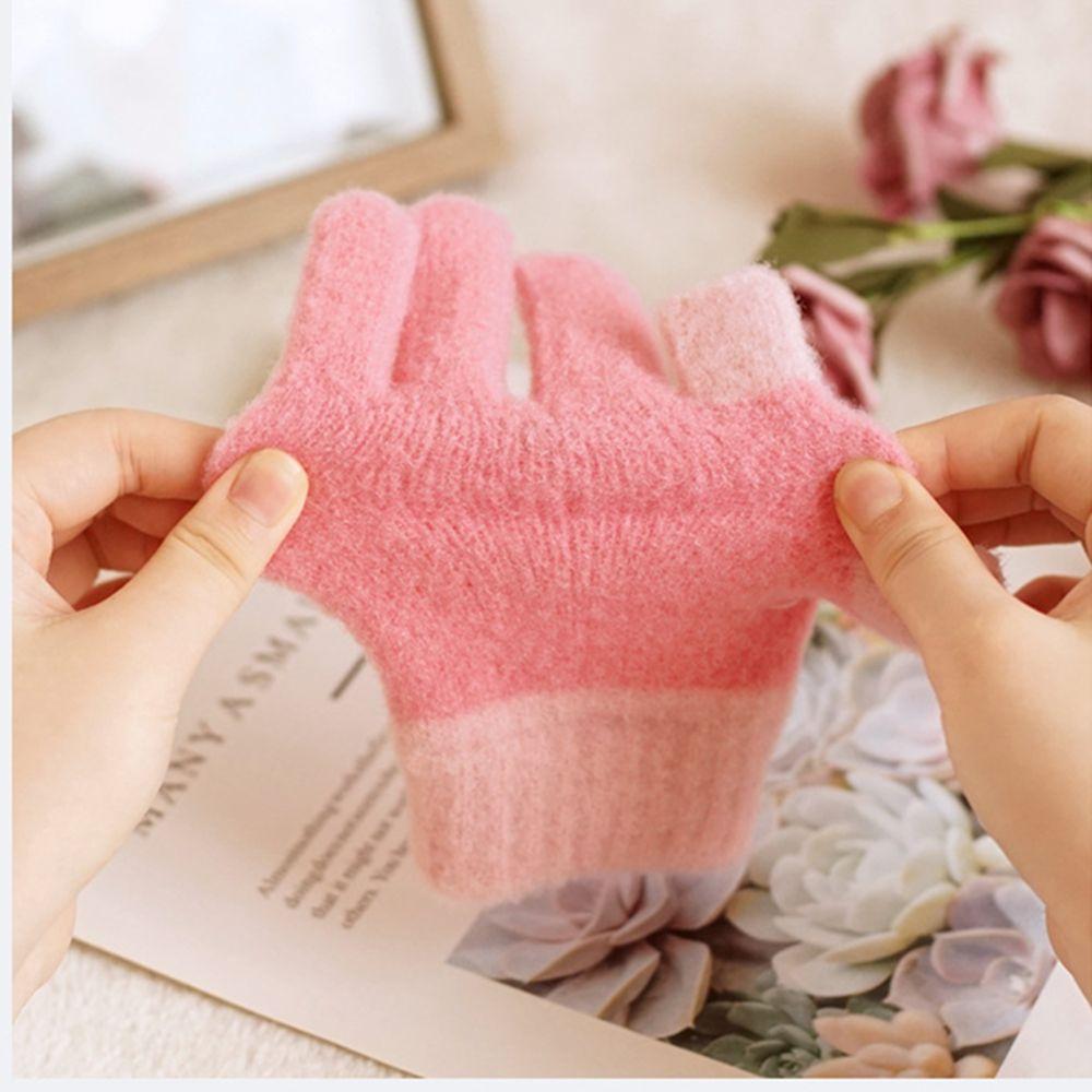 Fashion Men Women Elastic Touch Screen Gloves Thick Warm Mittens Arm Warmers Plus Velvet
