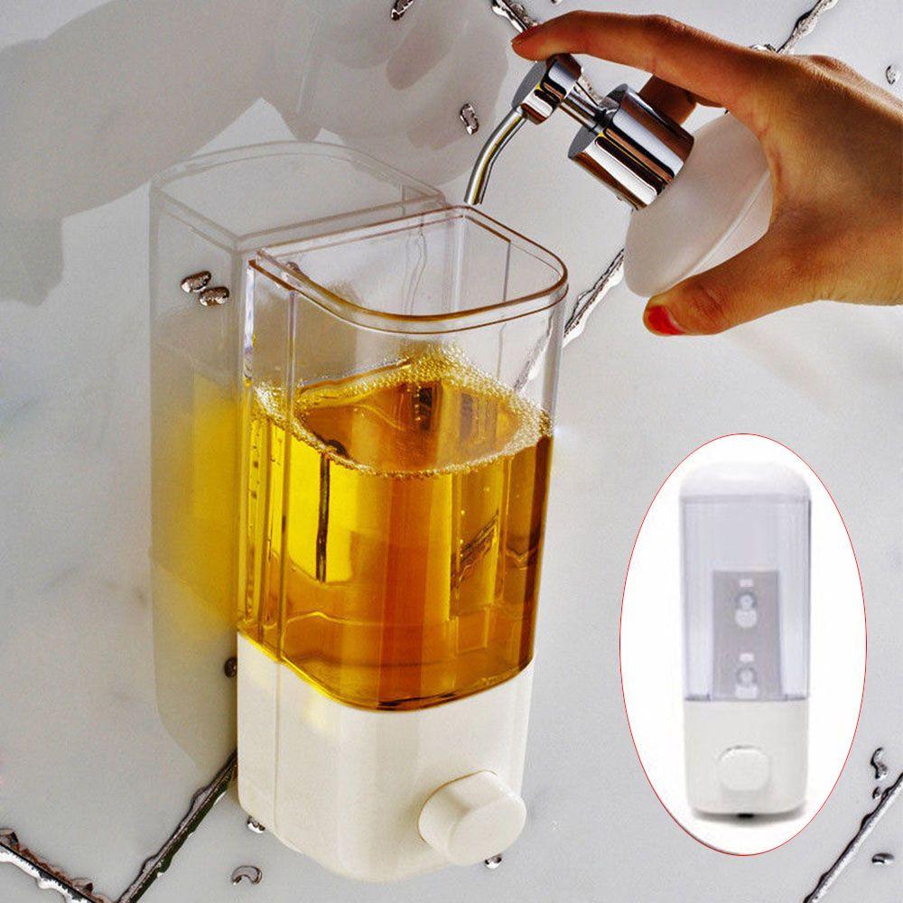 500ml Bathroom Hand Washing Shower Wall Mount Soap Dispenser Liquid Foam Bottle