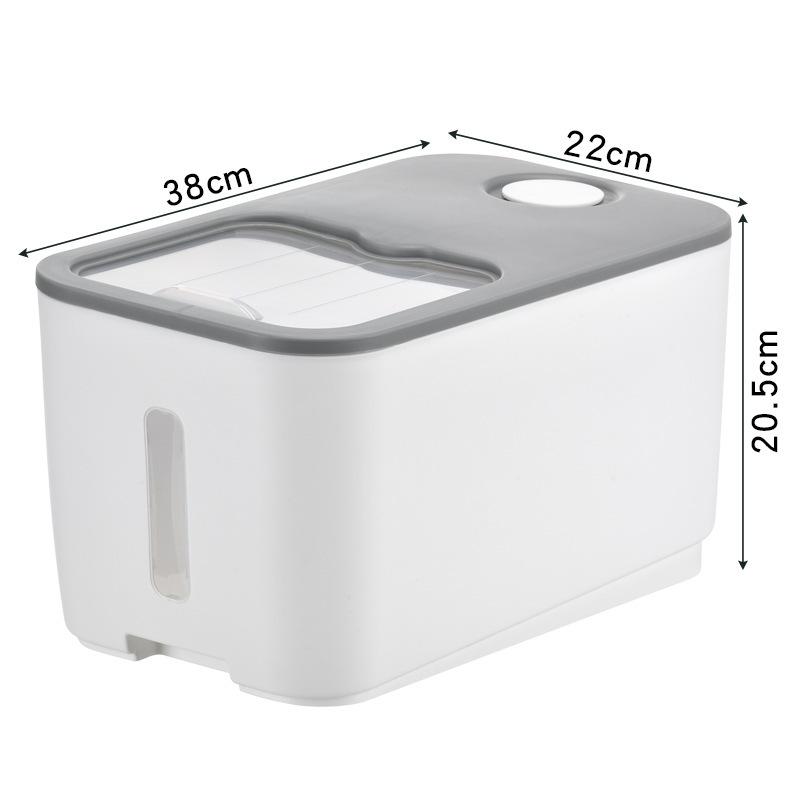 Тип ведра со сдвижной крышкой, герметичный резервуар для хранения муки, бытовой, защищенный от насекомых и влагозащищенный ящик для хранения риса