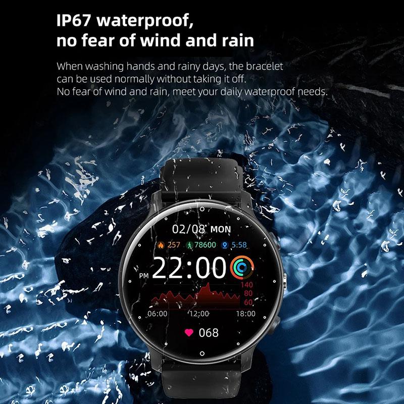 NORTH EDGE Новые мужские умные часы NL02C 1,28 дюйма HD Bluetooth трекер активности вызовов монитор сердечного ритма спортивные женские умные часы