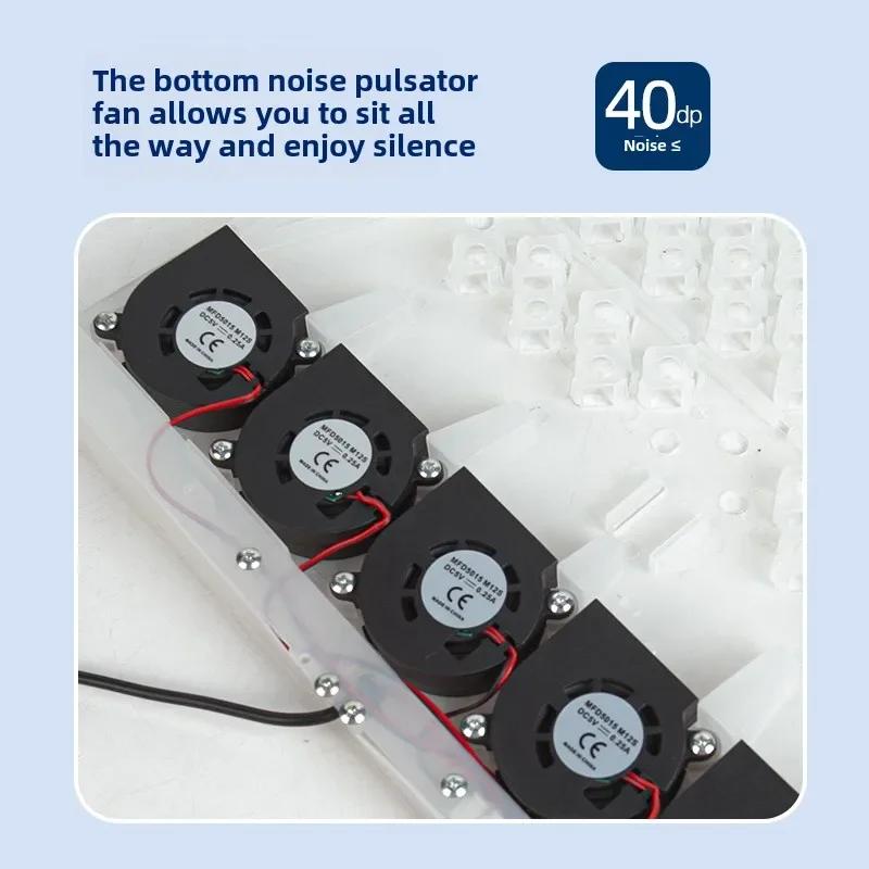 Портативная охлаждающая подушка для автомобиля с вентилятором, 3 регулируемые скорости, подушка для сиденья, многофункциональная подушка для вождения для грузовика, офисного кресла, универсальная