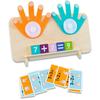 Palm Pattern Finger Counting Math Toy DIY Educational Toys Kids Montessori Toys  Primary School