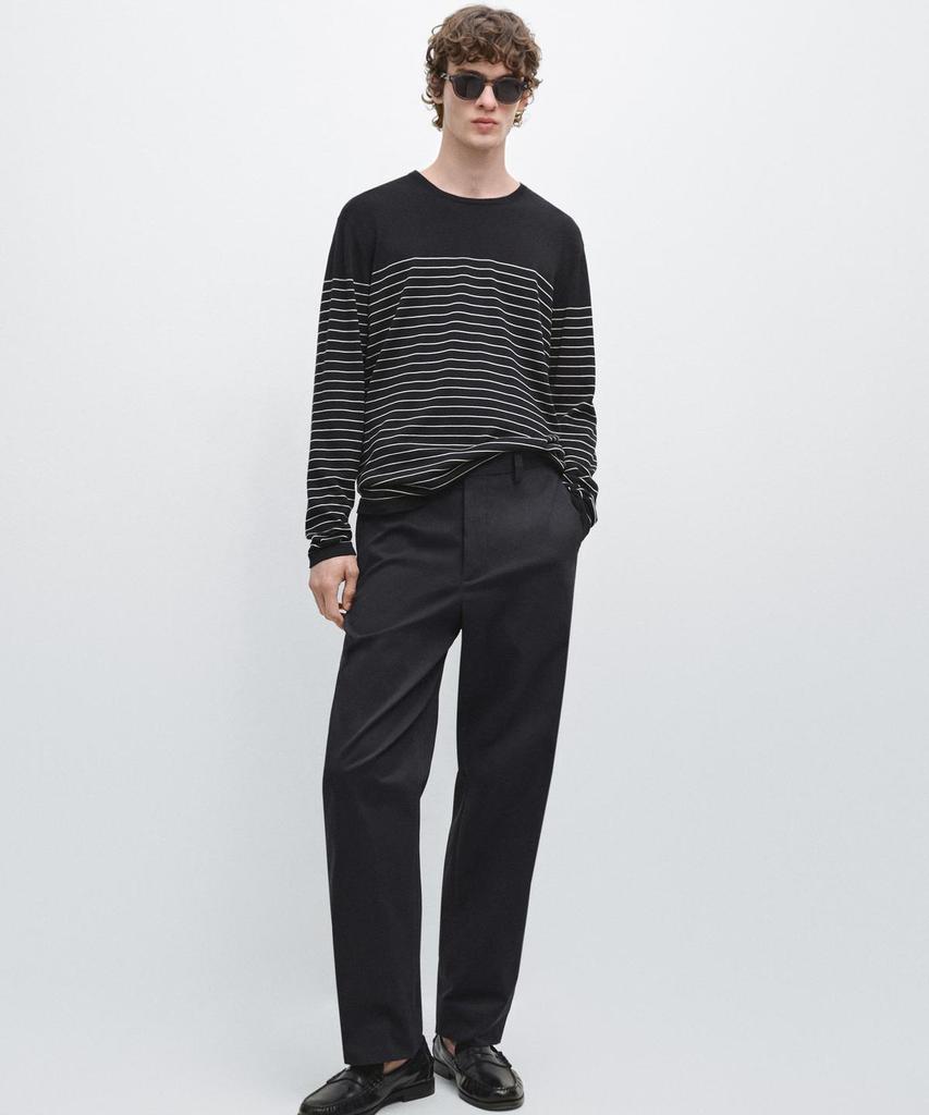 Брюки Masimodutti tailored fit с зауженными книзу штанинами