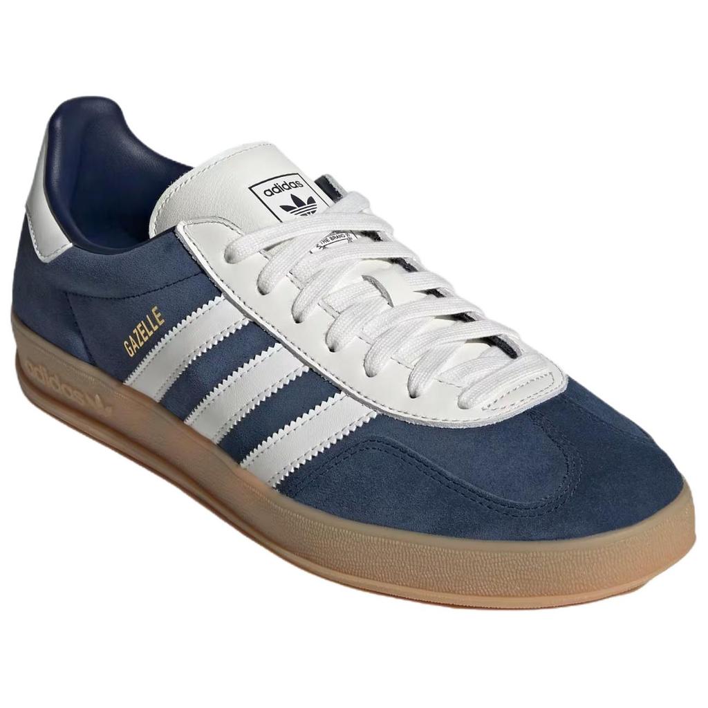 adidas Кроссовки Gazelle Indoor Night Indigo Core White Gum Унисекс Синие IH9650