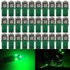 30 шт. зеленый T10 W5W 5050 5 SMD светодиодный свет 12 В для салона автомобиля, для карты, купольной лампы, багажника, приборной панели, стояночных огней