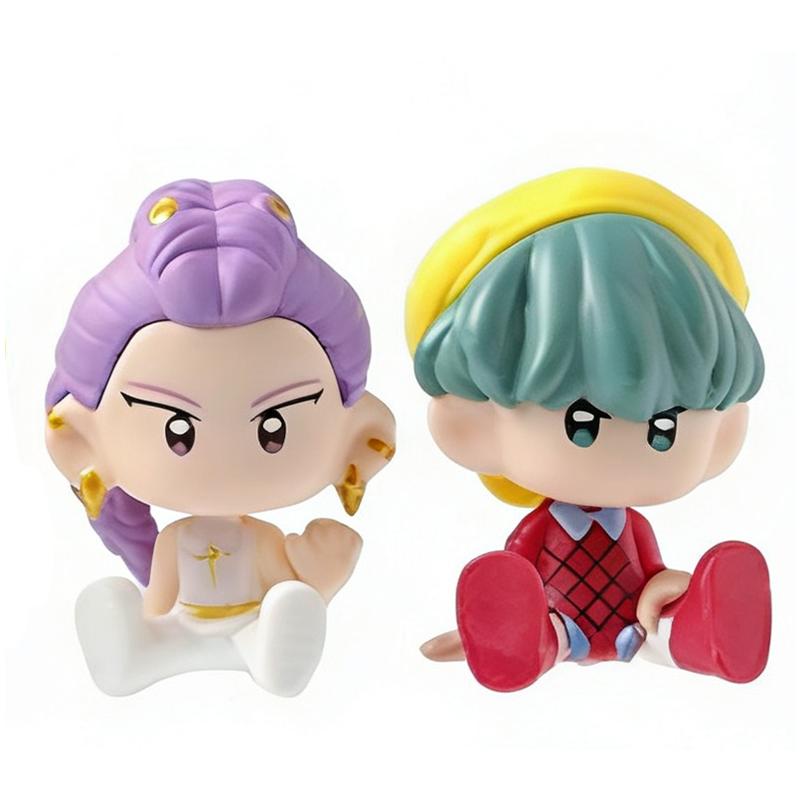 10-piece blind box Q Version K-pop Action Figure PVC Toy Derpys Saja Boys Rumi Mira Zoey Sussy Figurine Doll For Fans Gift