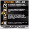 15Pcs/Set Plastic Car Antifreeze Funnel Spill Proof Coolant Bleeder Kit  Coolant Replacement