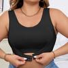 Европейский и американский спортивный большой размер удобный бесшовный бюстгальтер пуш-ап без косточек с регулируемой застежкой спереди, формирующий, с красивой спинкой, нижнее белье