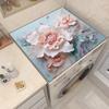 Cross-Border Floral Diatom Mud Cushion: Automatic Drum Washer Dust Cover & Absorbent Table Pad