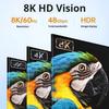 Кабель Type C - DP 8K 60 Гц, Динамический HDR, USB-C - DisplayPort, Thunderbolt 3/4, 4K USB-C Кабель для MacBook, ПК, Монитора