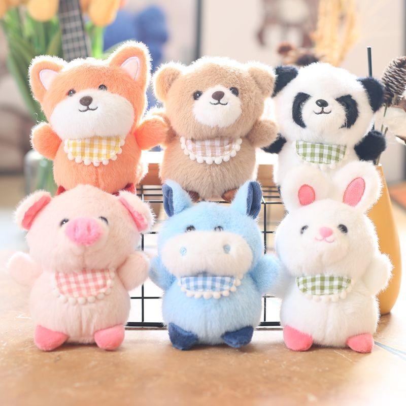 Charming Miniature Plush Panda Keychain Doll With Ultra Soft Filling For Kids