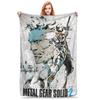 Фланелевое одеяло для игры Metal Gear Solid, зимнее, мягкое, теплое, плед для детей, гостиной, с рисунком, покрывало на кровать, чехол для дивана-кровати