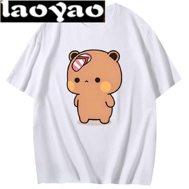 Men Women Casual Streetwear Tee Shirt Tops Lovely Bubu Is Throwing Flipflops At Dudu Since He Teases Bubu T Shirt