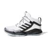 Lockdown J Fabric Non-Slip Durable Mid-Top Kids Basketball Shoes Kids Sneakers White Black GZ3084