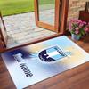 Crystal Velvet Rug Custom Name Text, Soft Non Slip Floor Mat Home DecorLazio FC