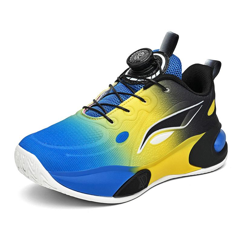 Boys shoes new casual summer sports shoes versatile trend sports children's high-top sports basketball shoes