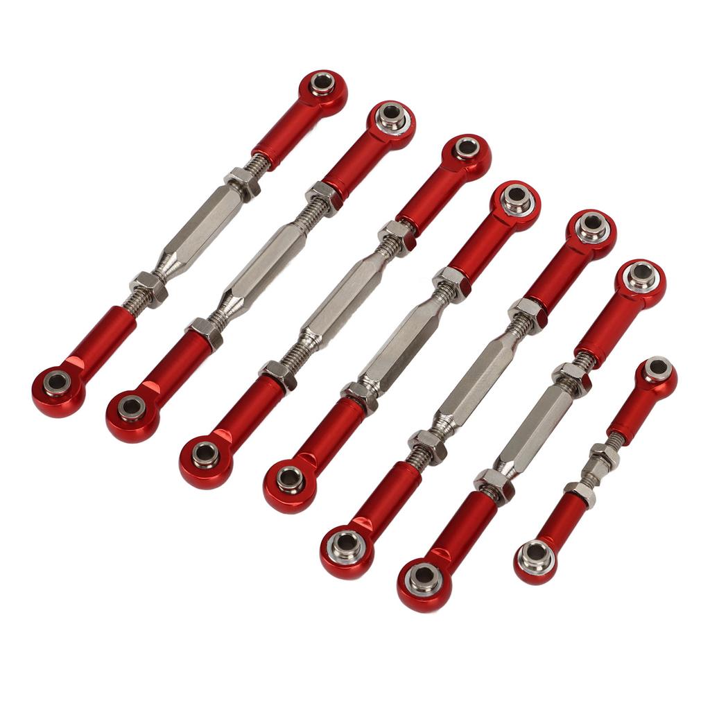 RC Car Tie Rods Full Set Aluminium Alloy Steel Turnbuckles for Traxxas SLASH 1 10 Short Course Upgrade Parts Red