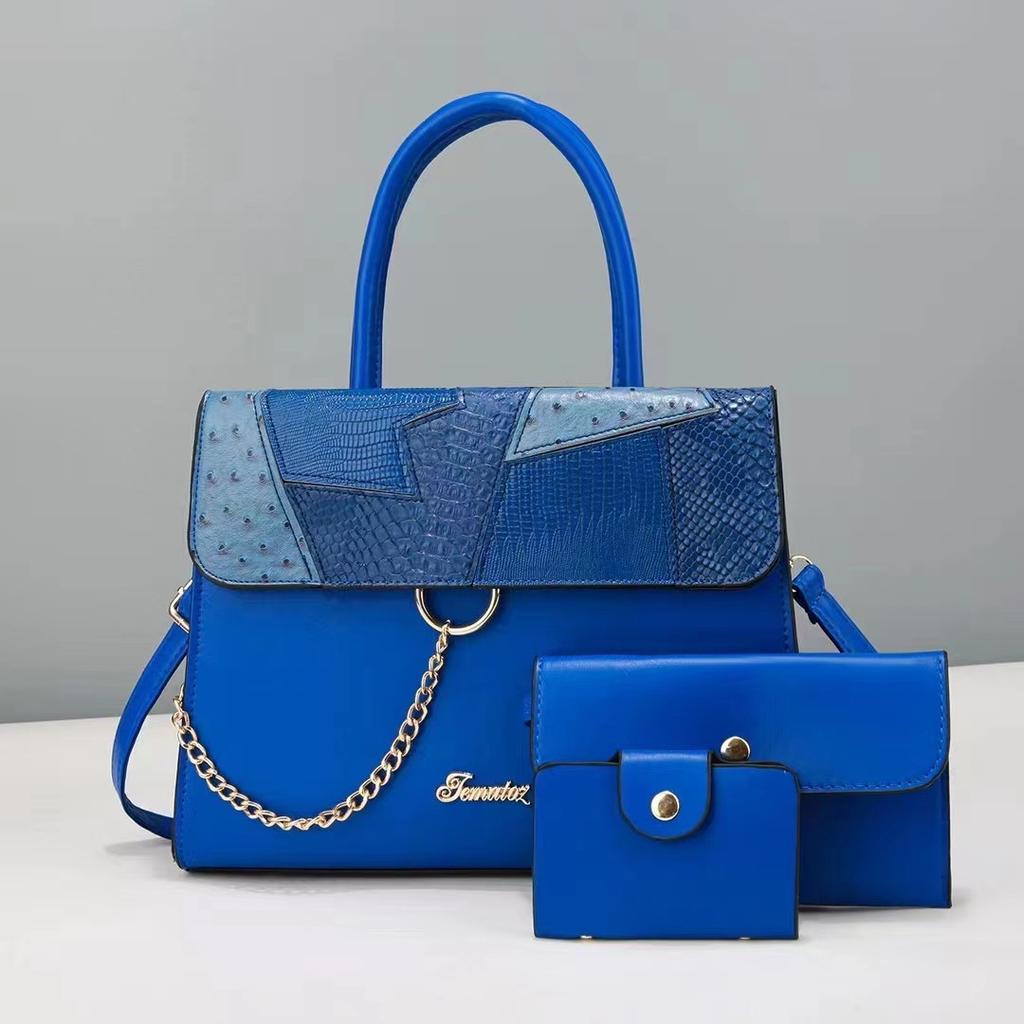 Соберите три высококачественные женские сумки. Универсальные вместительные модные сумки с цепочками для аксессуаров.