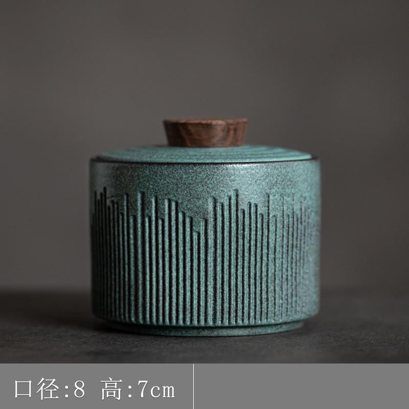 Керамические Маленькие Банки для Чая Кофейные Банки Портативные Кухонные Банки для Чая Банки для Закусок Герметичные Банки Декор Емкость для Хранения Органайзер для Еды Банки для Конфет