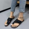 Women Slippers Outside Casual Beach Women Shoes Summer New Flats Flip Flop Sandals Walking Clip Toe Rome Buckle Ladies
