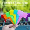 100 шт. этикетки для растений T-образной формы водонепроницаемые маркеры для растений многоразовые бирки для идентификации растений