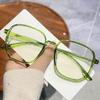2 Pieces Korean Big Square Anti Radiation/blue Light Glasses for Men Women Computer Eyewear