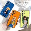 Мультяшный чехол для телефона Sailor Moon для Samsung S26, S25, S24, S23, S22, S21, S20, Plus, Fe, Lite, Другие Черный