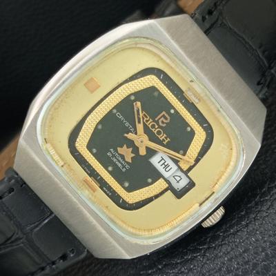 ВИНТАЖНЫЕ АВТОМАТИЧЕСКИЕ ЯПОНСКИЕ МУЖСКИЕ ЧАСЫ RICOH R31 С ОРИГИНАЛЬНЫМ ЦИФЕРБЛАТОМ a703557-1