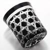 Edo Kiriko Kawai Sarazo Old Glass Hexagonal Kagome Черный 1754-55BK