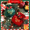 1PC Creative Velvet Christmas Gift Bag Drawstring Bag Candy Box Christmas Apple Party Decoration