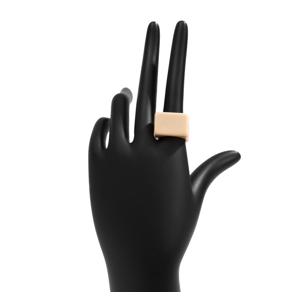 Аксессуары, персонализированное пасторальное цветное квадратное кольцо женское, милый и крутой стиль интернет-знаменитости для отпуска, геометрические украшения