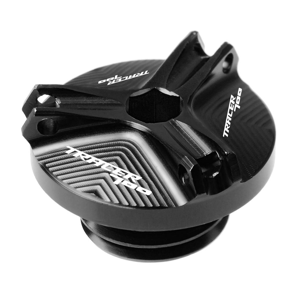 For YAMAHA TRACER700 TRACER 700 2016 2017 2018 - Motorcycle Accessories Aluminum Engine Oil Filter Cup Plug Cover