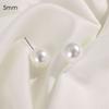 4mm 5mm 6mm 8mm 10mm 12mm Pearl Earrings Elegant Ear Stud Fashion Round Ball Earrings  Party