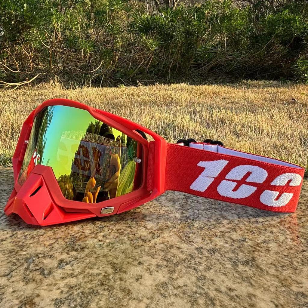 Hot 100 Motorcycle Glasses Goggles Motocross Goggles Helmet MX Moto Dirt Bike ATV Ski Outdoor Sports Glass Scooter Googles Mask